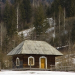 Traditional Romanian architecture in Neamt Count: Bicajelul de Jos village