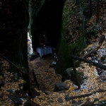 The Cave of St Teodora from Sihla
