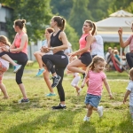 Keep fit and have fun! Pilates and zumba on the shore of Lake Bâtca Doamnei