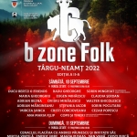 We are awaiting for you to join the 2nd edition of “B.Zone Folk Music Festival”, between 10-11 September 2022