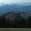 Hiking on Asau Peak near Damuc, Neamt County