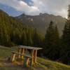 Touristic trails on Ceahlau Mountain