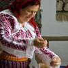 Maria Robu – local artisan from Sabaoani commune, Neamt County