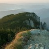 Summer sunrise on Ceahlau Mountain