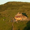 Summer sunrise on Ceahlau Mountain