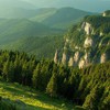 Summer sunrise on Ceahlau Mountain