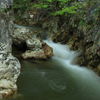 Waterfalls near the Stone Piatra Altarului - Cheile Bicazului