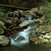 Waterfalls near the Stone Piatra Altarului - Cheile Bicazului