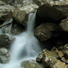 Waterfalls near the Stone Piatra Altarului - Cheile Bicazului