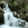 Waterfalls near the Stone Piatra Altarului - Cheile Bicazului