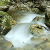 Waterfalls near the Stone Piatra Altarului - Cheile Bicazului