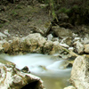 Waterfalls near the Stone Piatra Altarului - Cheile Bicazului