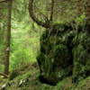 Waterfalls near the Stone Piatra Altarului - Cheile Bicazului