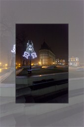 December 2013 lights in Piatra Neamt