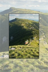 Ocolasul mare area from Ceahlau Mountain